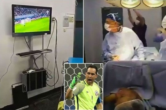 Τα πέναλτι του Πορτογαλία – Χιλή «διέκοψαν» χειρουργική επέμβαση! (βίντεο)